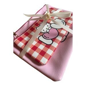 FREE GIFT!! Hello Kitty Pink Pencil Pouch Set